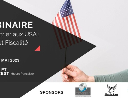 WEBINAIRE – S’expatrier aux USA le 23 Mai 2023