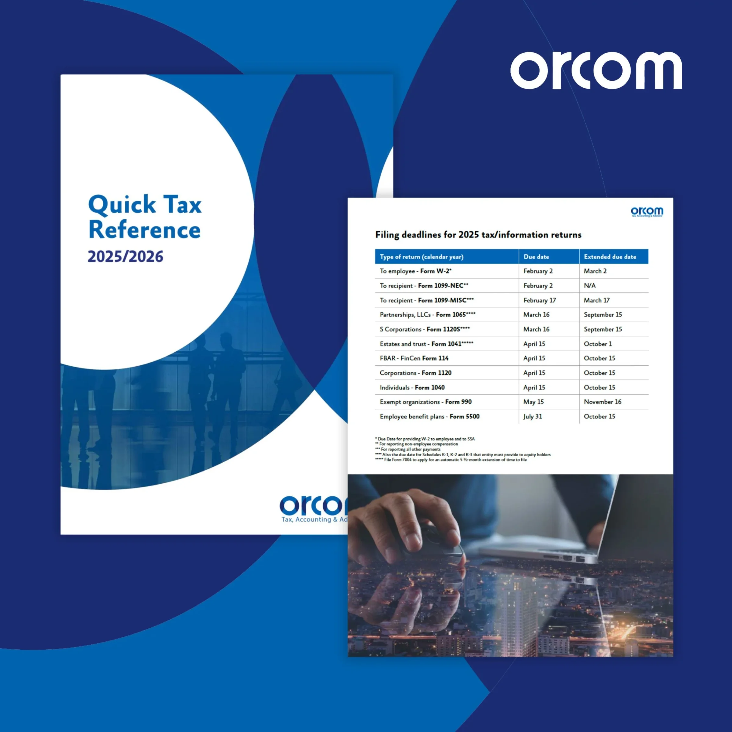 Quick Tax Reference 2026